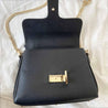 Gucci interlocking G black leather flap bag with goldtone hardware - BOPF | Business of Preloved Fashion