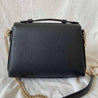 Gucci interlocking G black leather flap bag with goldtone hardware - BOPF | Business of Preloved Fashion