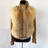 Gucci Knit Cardigan Jacket with Fox Fur - BOPF | Business of Preloved Fashion
