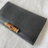 Gucci Leather Wallet With Bamboo On The Flap - BOPF | Business of Preloved Fashion
