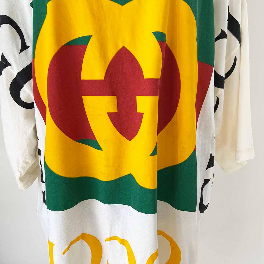 Gucci Oversized T-shirt with Gucci logo - BOPF | Business of Preloved Fashion