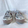Gucci Silver Leather Double Platform Crystal Sneakers, 37 - BOPF | Business of Preloved Fashion