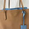 Gucci Tan and Blue Leather Swing Tote Bag - BOPF | Business of Preloved Fashion