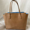 Gucci Tan and Blue Leather Swing Tote Bag - BOPF | Business of Preloved Fashion