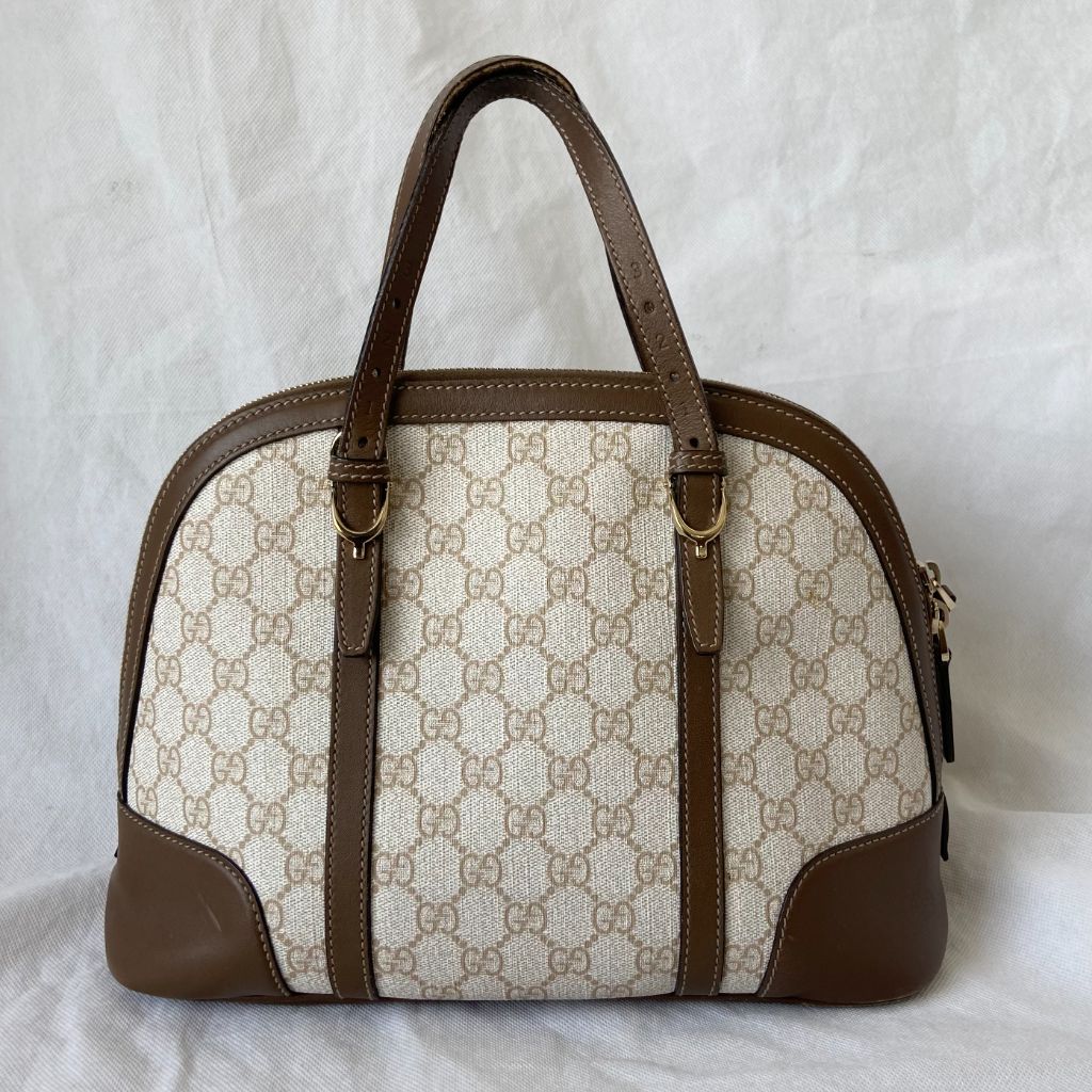 Gucci top handle bag GG coated canvas - BOPF | Business of Preloved Fashion