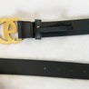 Gucci Wide leather belt with Double G buckle - BOPF | Business of Preloved Fashion