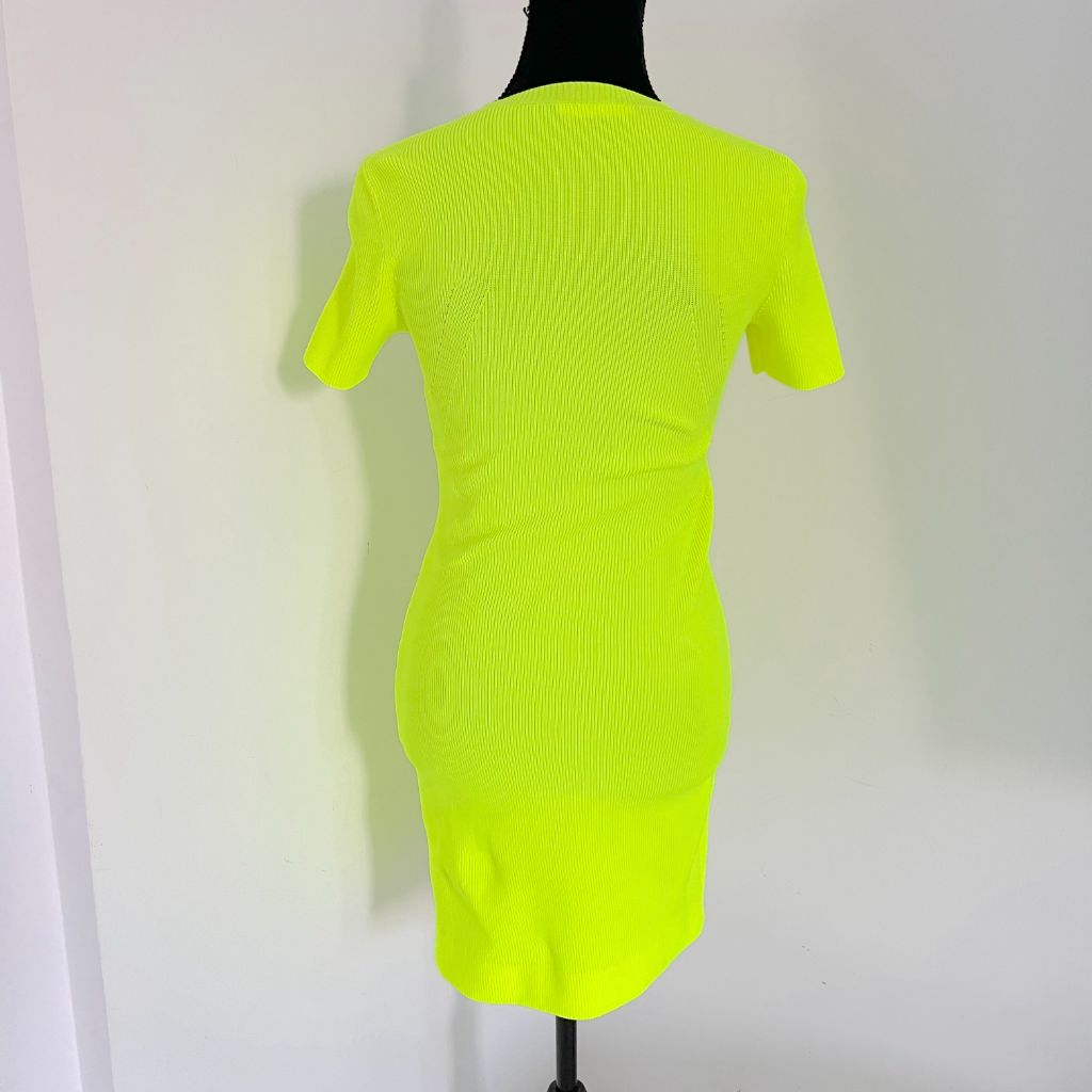 Helmut Lang Neon Knit Dress - BOPF | Business of Preloved Fashion Helmut Lang Neon Knit Dress - BOPF | Business of Preloved Fashion