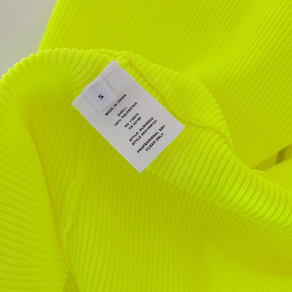 Helmut Lang Neon Knit Dress - BOPF | Business of Preloved Fashion