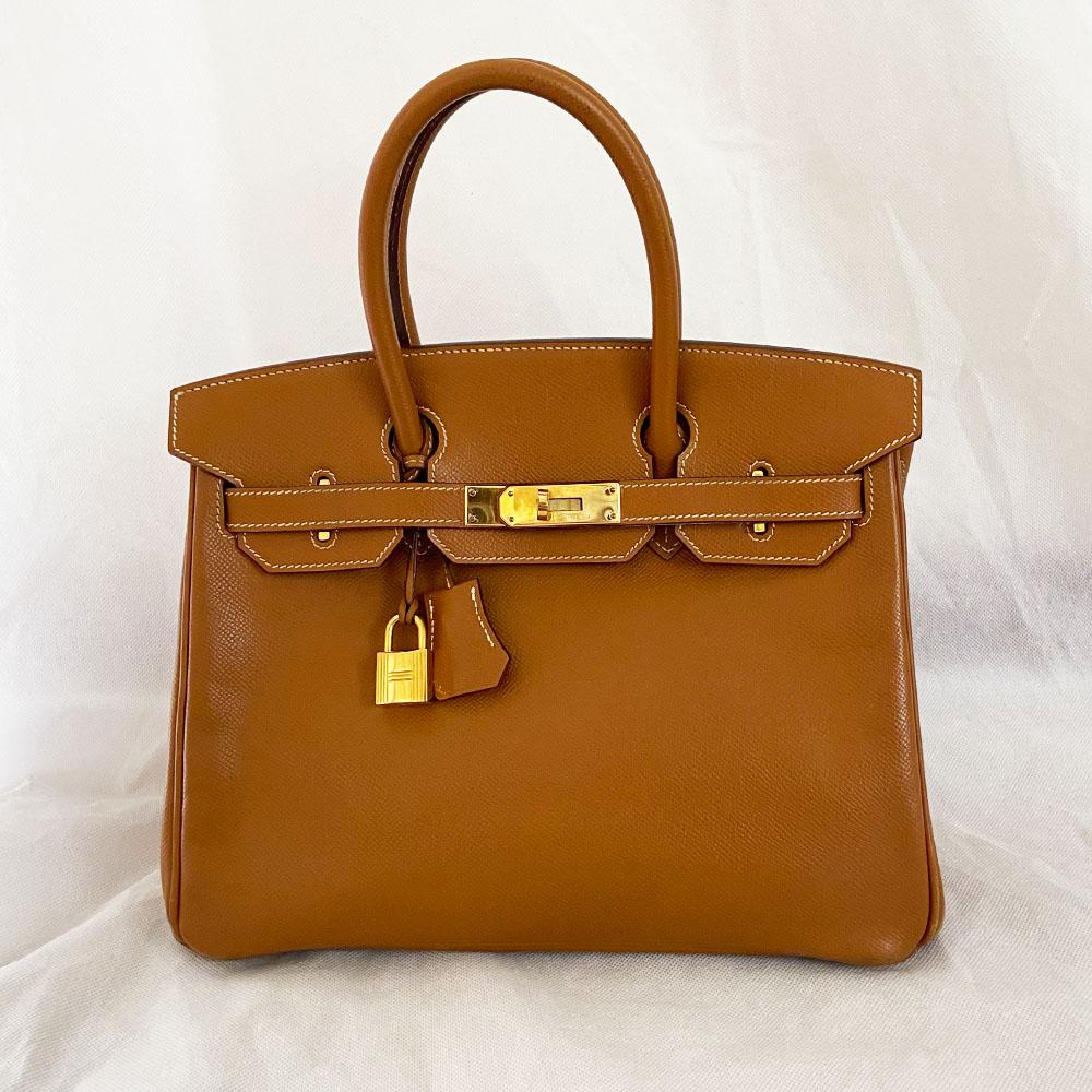 Hermes 30 Gold Birkin Epsom Leather Bag BOPF Business of Preloved Fashion