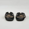 Hermes Black Leather Oran Flat Sandals, 39.5 - BOPF | Business of Preloved Fashion