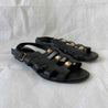 Hermes Black Leather Sandal with Rockstud, 38 - BOPF | Business of Preloved Fashion