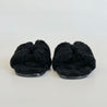 Hermes black shearling oran sandals - BOPF | Business of Preloved Fashion
