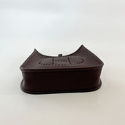 Hermès Chocolate Clemence Leather Evelyn TPM bag - BOPF | Business of Preloved Fashion