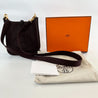 Hermès Chocolate Clemence Leather Evelyn TPM bag - BOPF | Business of Preloved Fashion