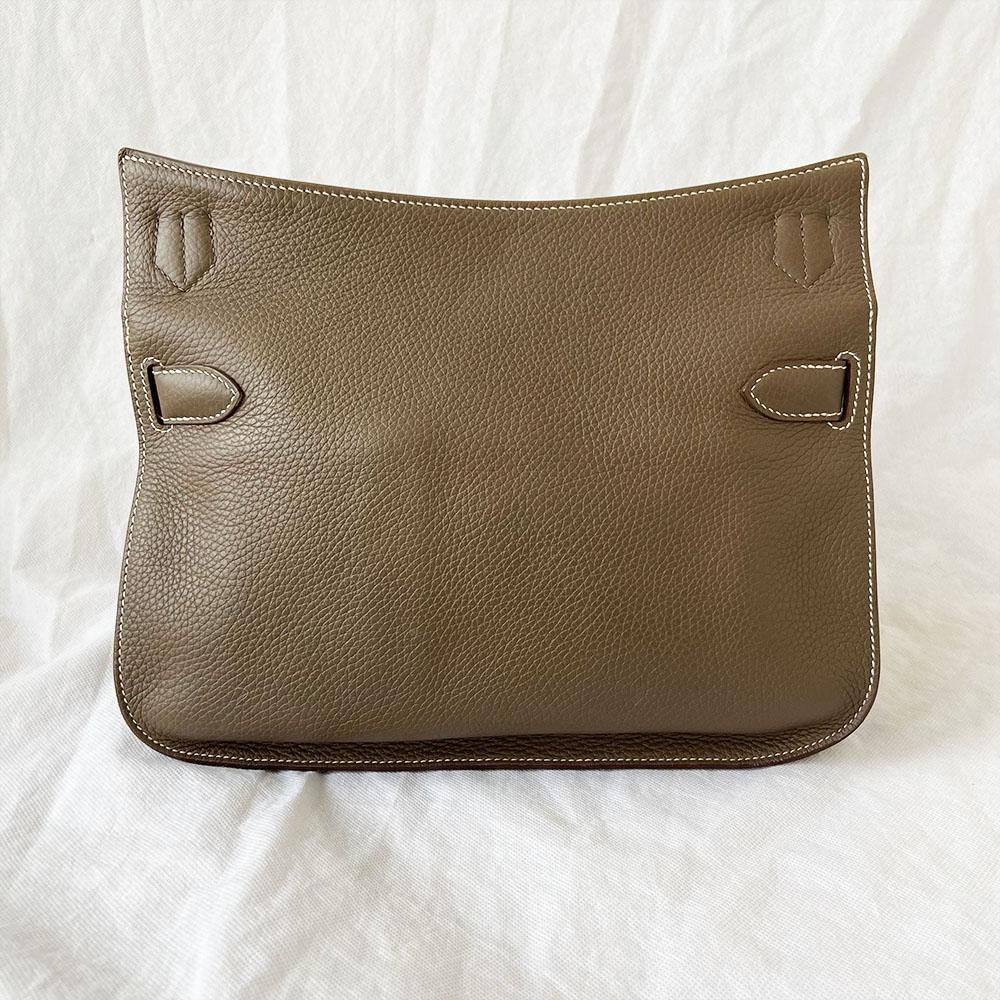 Hermès Etain Togo Leather Palladium Hardware Jypsiere 31 Bag - BOPF | Business of Preloved Fashion