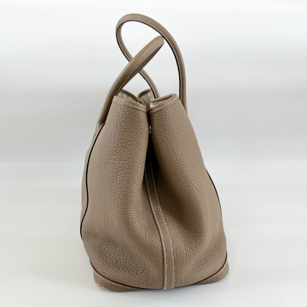 Hermes Etoupe Negonda Garden Party 36 PHW Bag - BOPF | Business of Preloved Fashion