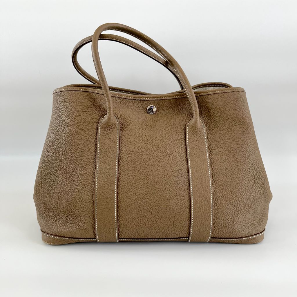 Hermes Etoupe Negonda Garden Party 36 PHW Bag - BOPF | Business of Preloved Fashion