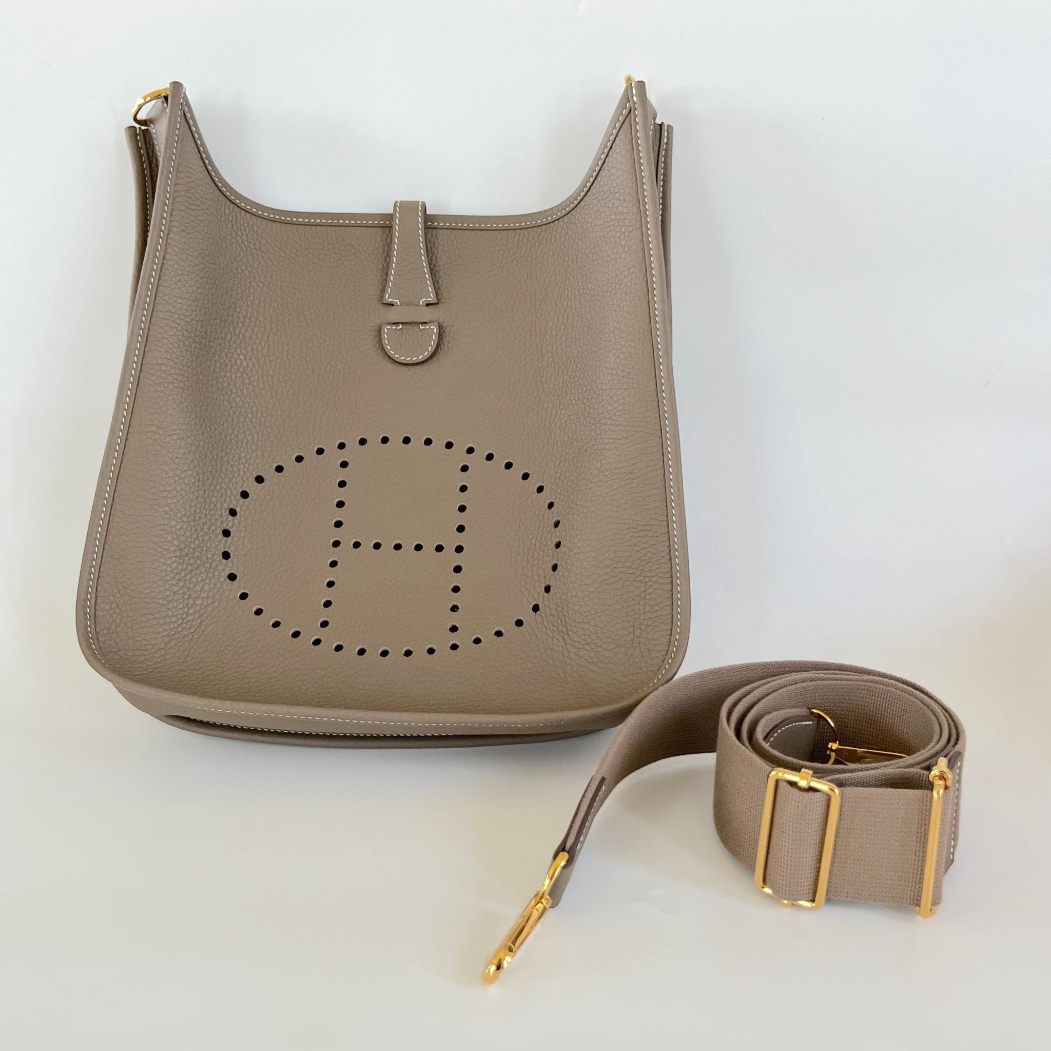 Hermes Evelyn 29 GM Shoulder Bag Etoupe - BOPF | Business of Preloved Fashion