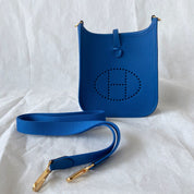 Hermès Mini TPM Evelyne Electric Blue Crossbody Bag - BOPF | Business of Preloved Fashion
