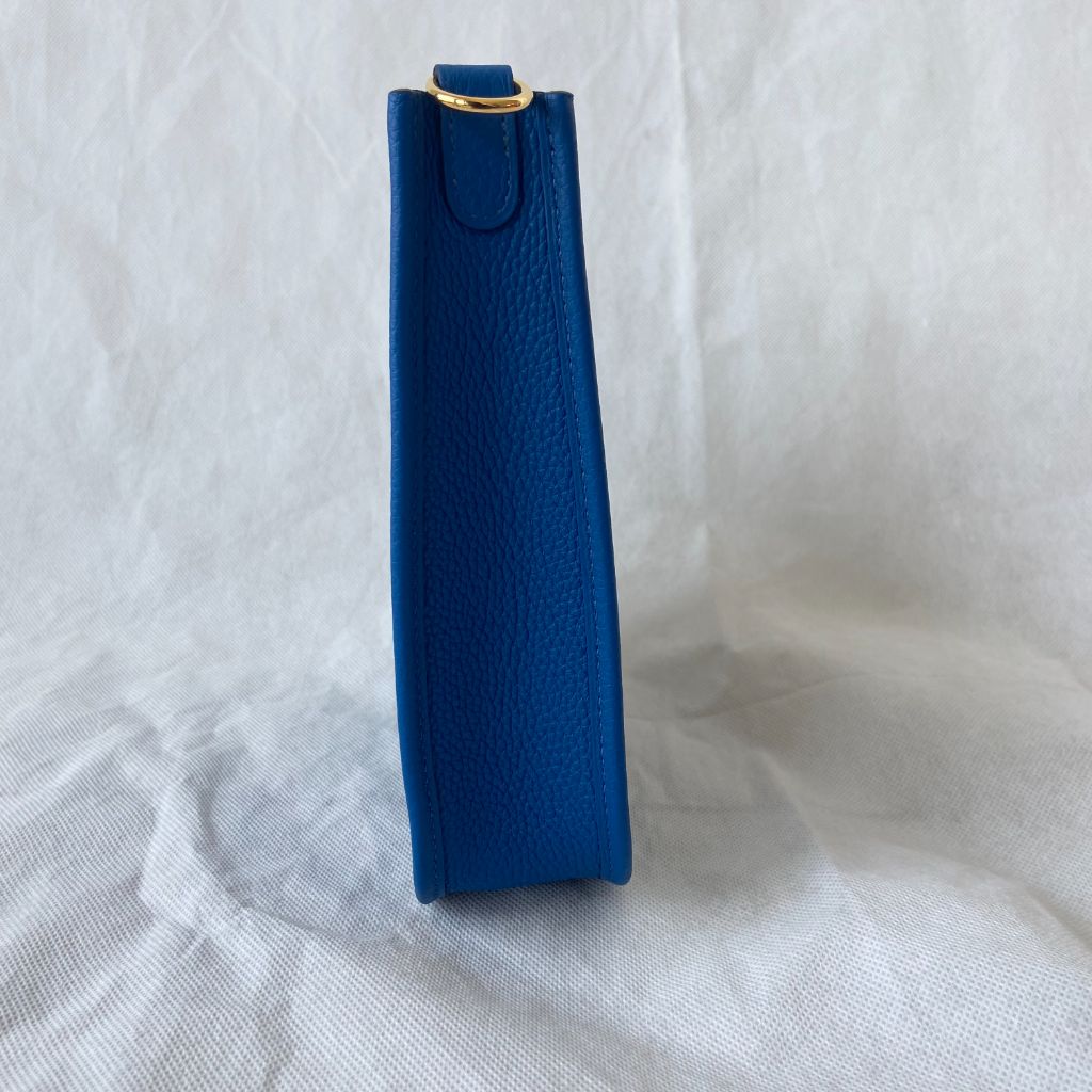 Hermès Mini TPM Evelyne Electric Blue Crossbody Bag - BOPF | Business of Preloved Fashion