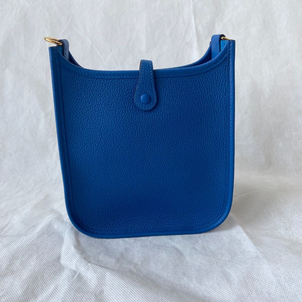 Hermès Mini TPM Evelyne Electric Blue Crossbody Bag - BOPF | Business of Preloved Fashion
