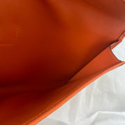 Hermes Orange Epsom Leather Elan Jige 29 Clutch - BOPF | Business of Preloved Fashion