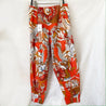 Hermes orange floral printed cotton trousers - BOPF | Business of Preloved Fashion