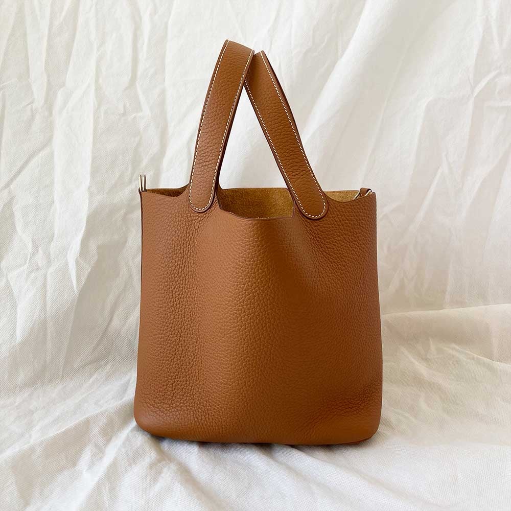 Hermès Picotin Lock 22 Gold Taurillon Clemence PHW - BOPF | Business of Preloved Fashion