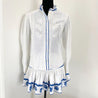 Isabel Marant Etoile Vince white long sleeve button down top with skirt - BOPF | Business of Preloved Fashion