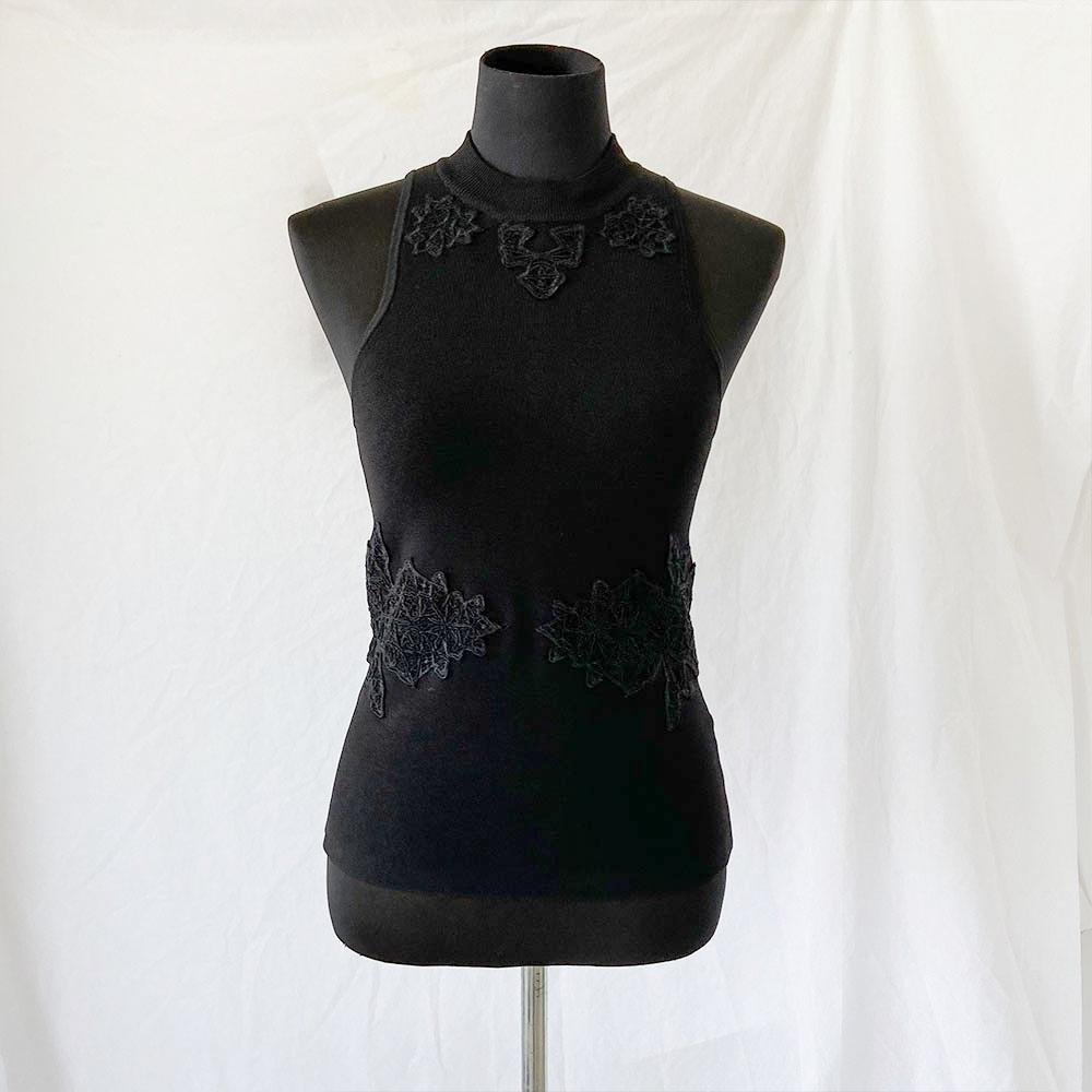 Johnathan Simkhai stretchy top & skirt with lace detail - BOPF | Business of Preloved Fashion