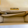 Kwanpen crocodile leather beige shoulder flap bag - BOPF | Business of Preloved Fashion
