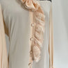 Lanvin Beige Ruffle and Lace Detail Long Sleeve Blouse - BOPF | Business of Preloved Fashion