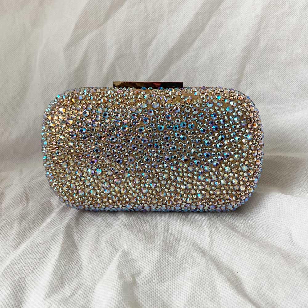 Le Silla Crystal Embellished box clutch - BOPF | Business of Preloved Fashion