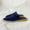 Loro Piana Babouche Charms Walk Dark Blue Moccasin, 40 - BOPF | Business of Preloved Fashion