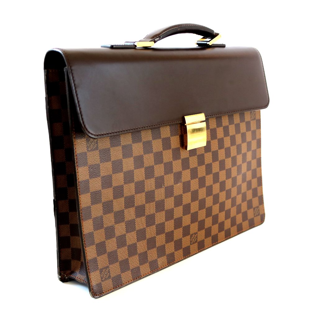 Louis Vuitton Altona PM Ebene Damier Briefcase Bag - BOPF | Business of Preloved Fashion