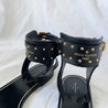 Louis Vuitton Black Monogram Passenger Flat Ankle Cuff Sandals, 38.5 - BOPF | Business of Preloved Fashion