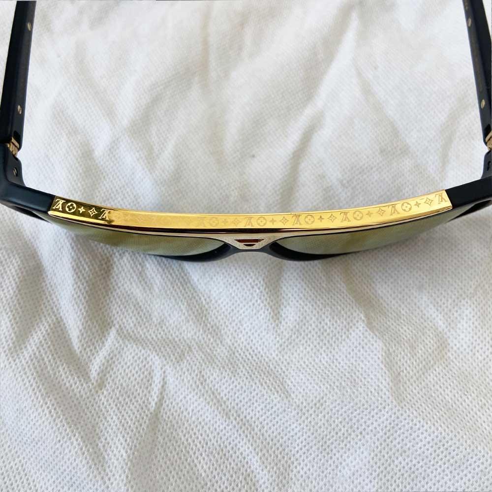 Louis Vuitton Black Z0350W Evidence Square Sunglasses BOPF