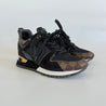 Louis Vuitton Black/Brown Monogram Canvas And Suede Run Away Low Top Sneakers , 38 - BOPF | Business of Preloved Fashion