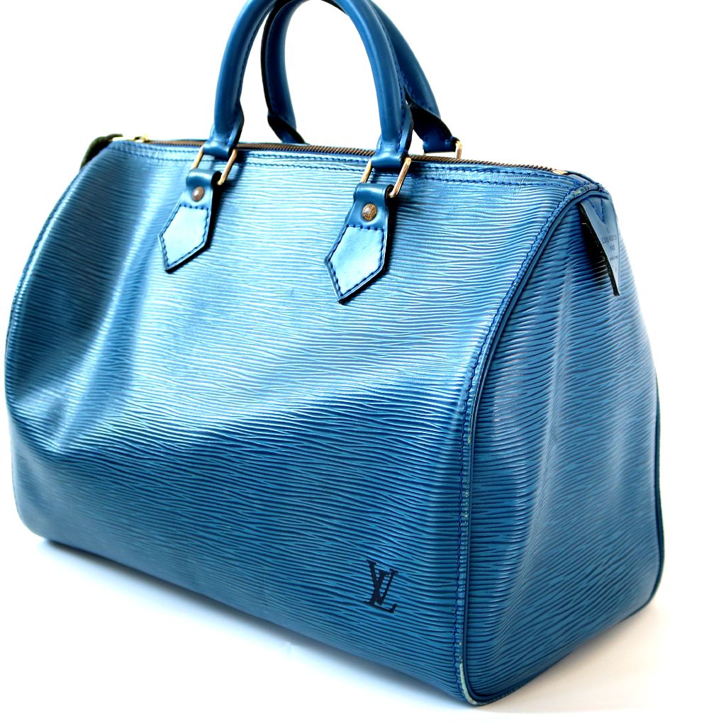 Louis Vuitton Epi Speedy 30 Blue