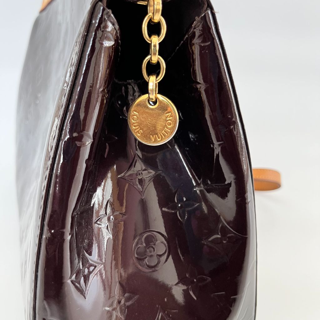 Louis Vuitton // Burgundy Amarante Monogram Vernis Brea Shoulder