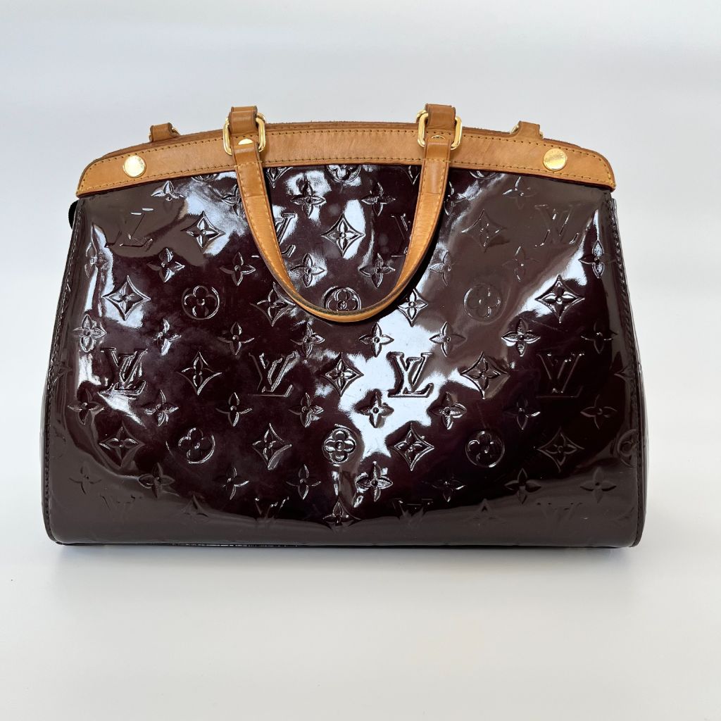 Louis Vuitton EPI Leather Brea mm in Maroon