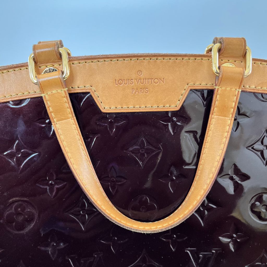 Louis Vuitton burgundy Vernis brea MM shoulder bag - BOPF