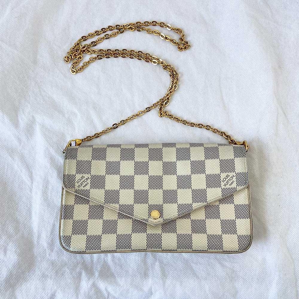 Louis Vuitton Damier Azur Pochette Félicie - BOPF | Business of Preloved Fashion