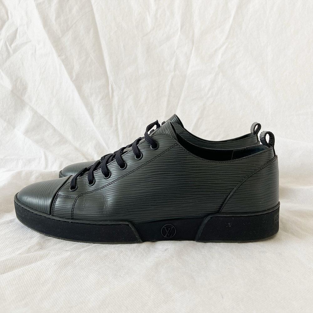 Louis Vuitton Dark Blue Epi Leather Sneakers (Men's), 9 - BOPF | Business of Preloved Fashion