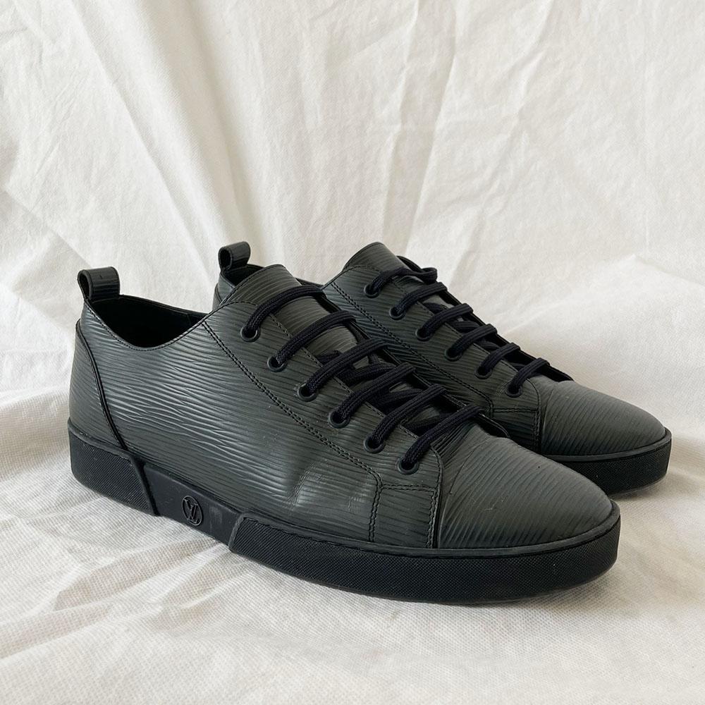 Louis Vuitton Dark Blue Epi Leather Sneakers (Men's), 9 - BOPF | Business of Preloved Fashion