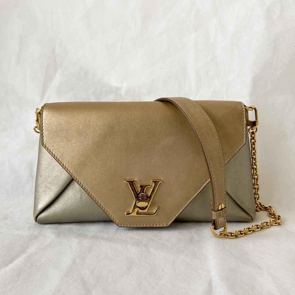 Louis Vuitton Gold Leather Love Note Bag - BOPF | Business of Preloved Fashion