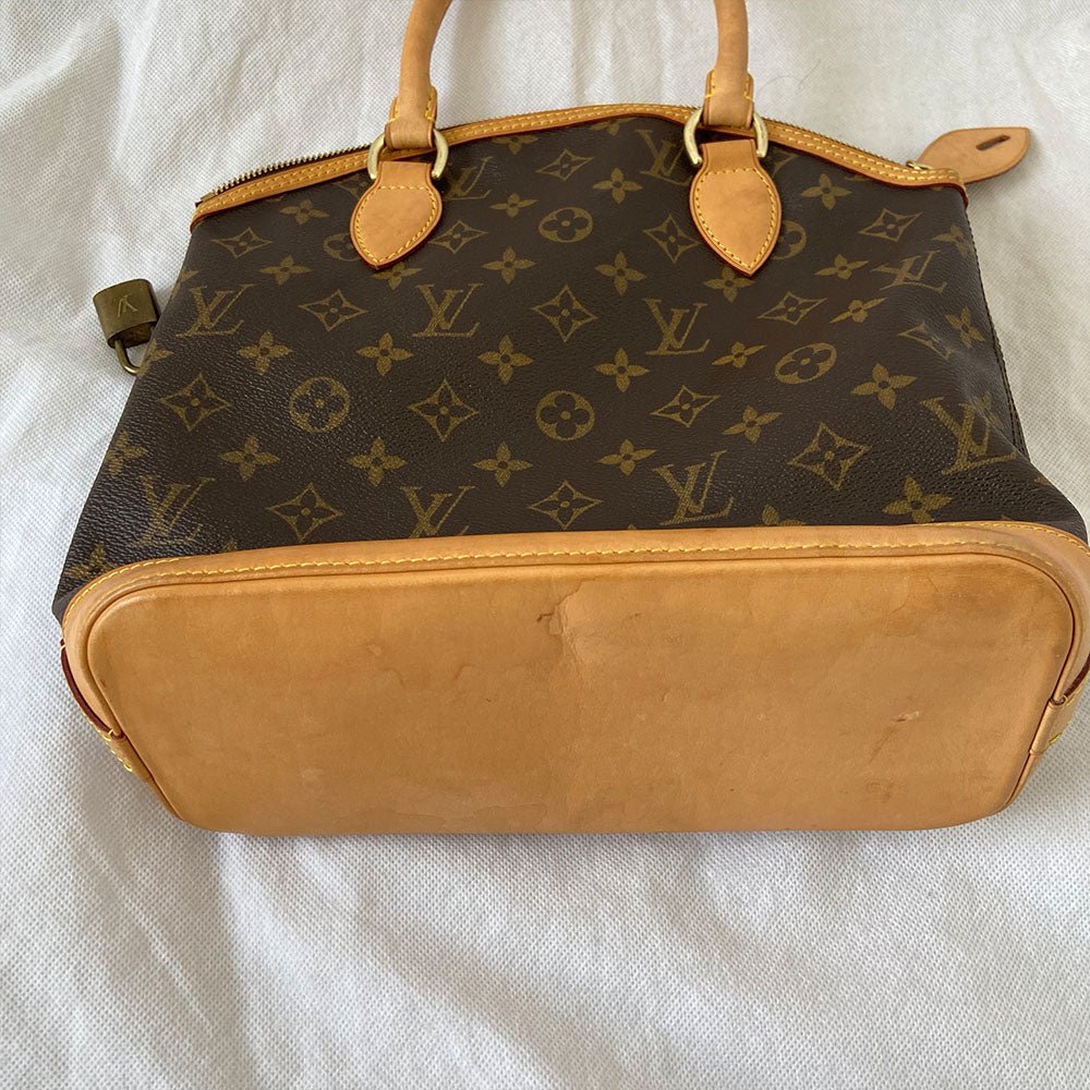 Louis Vuitton Lockit PM Monogram bag Dark brown Cloth ref.87939 - Joli  Closet