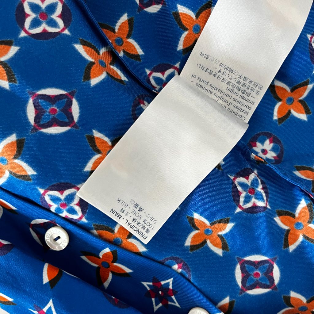 Louis Vuitton Monogram Button Down Blouse - BOPF | Business of Preloved Fashion