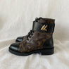 Louis Vuitton Monogram Canvas and Leather Wonderland Ranger Ankle Boots, 38 - BOPF | Business of Preloved Fashion