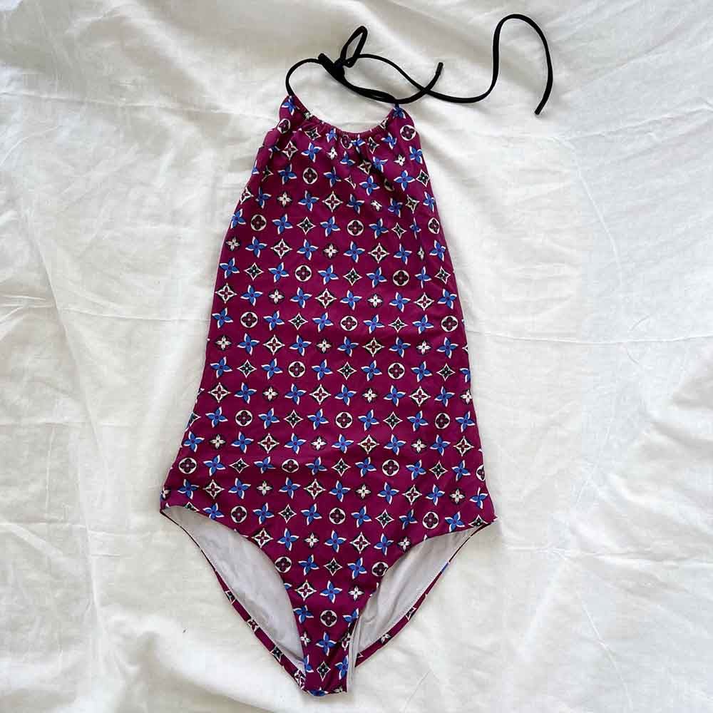 Louis Vuitton Monogram Halter Bathing Suit BOPF Business of